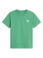 Зеленый - The North Face Teen Evolution Simple Dome T-Shirt - Изображение 4 5