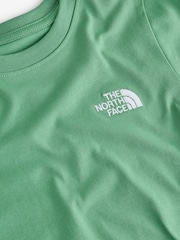 Zielony - The North Face Teen Evolution Simple Dome T-Shirt - Obraz 6 z 7