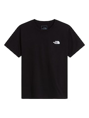 Crno - The North Face Tinejdžerski Evolution Simple Dome majica kratkih rukava - Slika 4 od 5