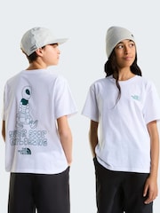 The North Face White Teen Alien Back Graphic T-Shirt - Image 1 of 5