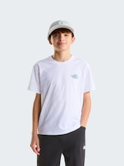 The North Face White Teen Alien Back Graphic T-Shirt - Image 3 of 5