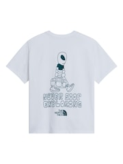 The North Face White Teen Alien Back Graphic T-Shirt - Image 5 of 5