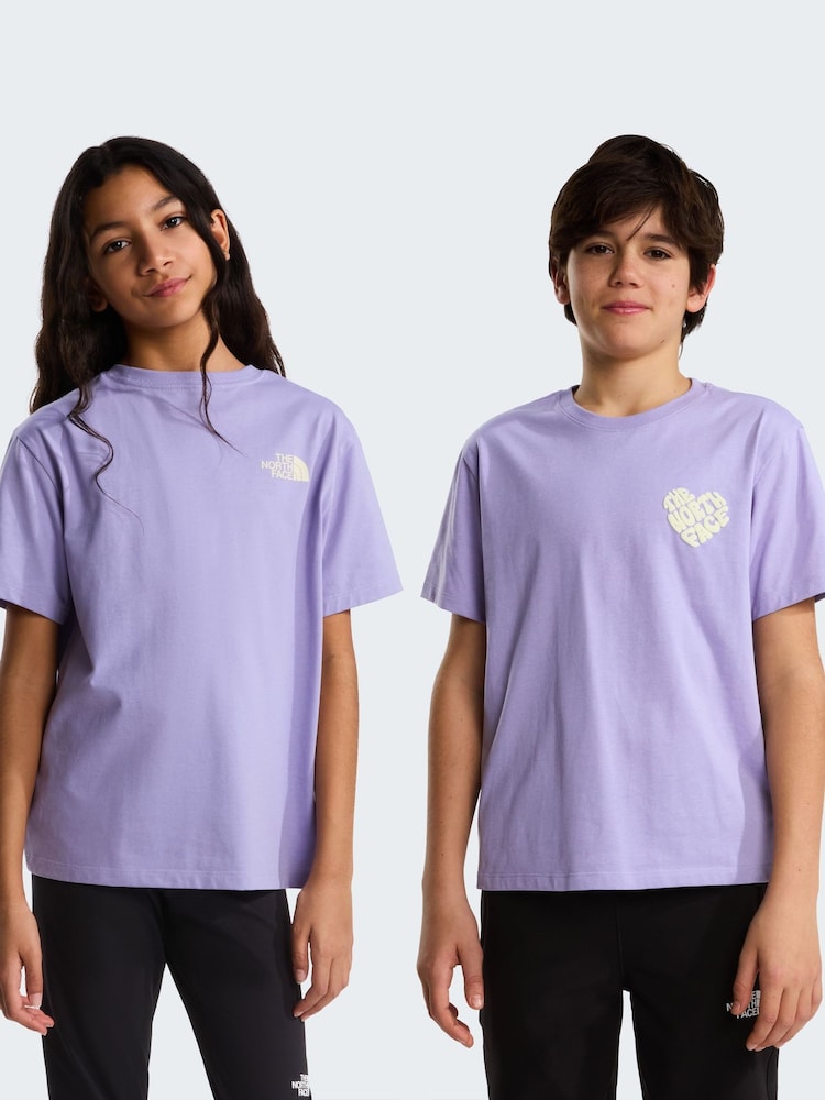 The North Face Purple Teen Proud Graphic Relaxed T-Shirt - Image 1 of 5