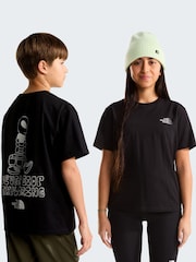 The North Face Black Teen Alien Back Graphic T-Shirt - Image 1 of 5