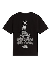 The North Face Black Teen Alien Back Graphic T-Shirt - Image 5 of 5