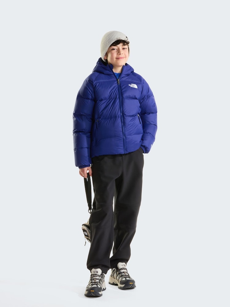 The North Face Blue Boys Hydrenalite Down Hooded Puffer Jacket - Image 2 of 6 The North Face Blue Boys Hydrenalite Down Hooded Puffer Jacket - Image 2 of 6