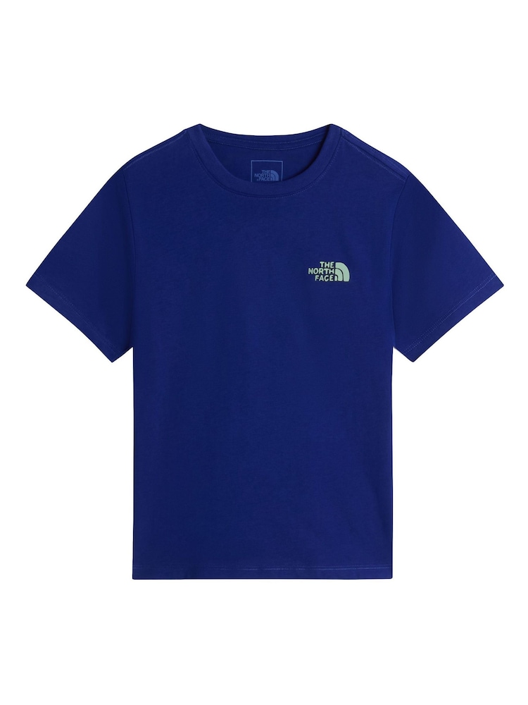 The North Face Blue Teen Outdoor Back Graphic T-Shirt - Image 5 of 5