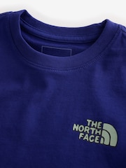 The North Face Blue Teen Outdoor Back Graphic T-Shirt - Image 6 of 9