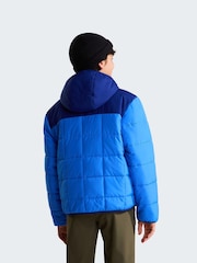 The North Face Blue Boys Reversible Shasta Hooded Puffer Jacket - Image 4 of 8