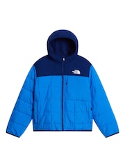 The North Face Blue Boys Reversible Shasta Hooded Puffer Jacket - Image 7 of 8