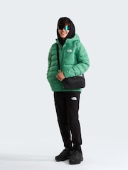 The North Face Green Reversible Perrito Hooded Puffer Jacket - Image 2 of 8