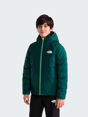 The North Face Green Reversible Perrito Hooded Puffer Jacket - Image 3 of 8