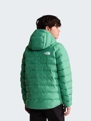 The North Face Green Reversible Perrito Hooded Puffer Jacket - Image 4 of 8