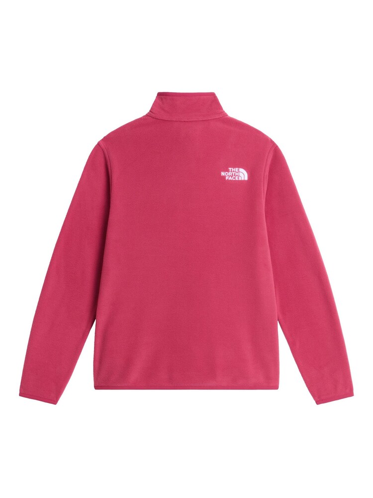 紅色 - The North Face 青少年冰河 1/4 拉鏈抓絨 - 圖片 5/5 紅色 - The North Face 青少年冰河 1/4 拉鏈抓絨 - 圖片 5/5