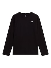 The North Face Black Essential Simple Dome Long Sleeve T-Shirt - Image 4 of 5