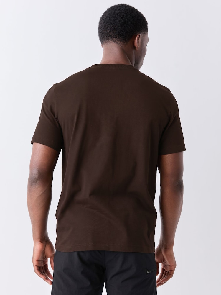 The North Face Brown Simple Dome T-Shirt - Image 2 of 4 The North Face Brown Simple Dome T-Shirt - Image 2 of 4
