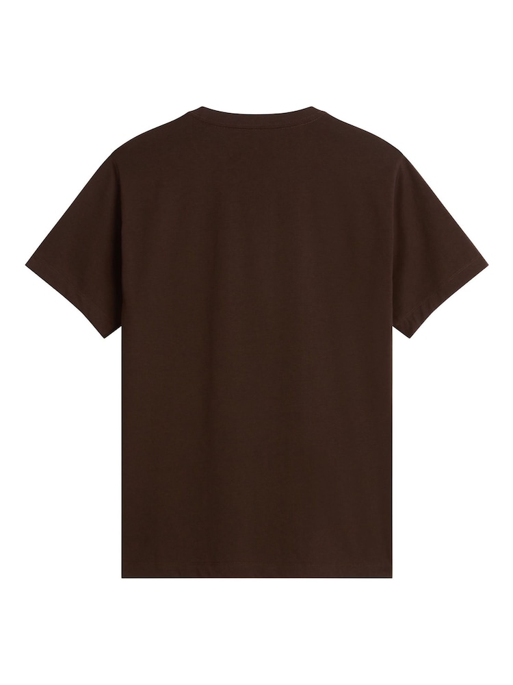 The North Face Brown Simple Dome T-Shirt - Image 4 of 4 The North Face Brown Simple Dome T-Shirt - Image 4 of 4