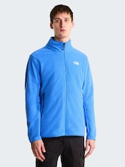 أزرق - The North Face Galcier Full Zip Fleece - صورة 1 من 6