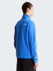 أزرق - The North Face Galcier Full Zip Fleece - صورة 3 من 6