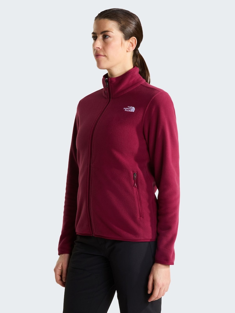 The North Face Red Glacier Full Zip Fleece - Image 1 of 6 The North Face Red Glacier Full Zip Fleece - Image 1 of 6