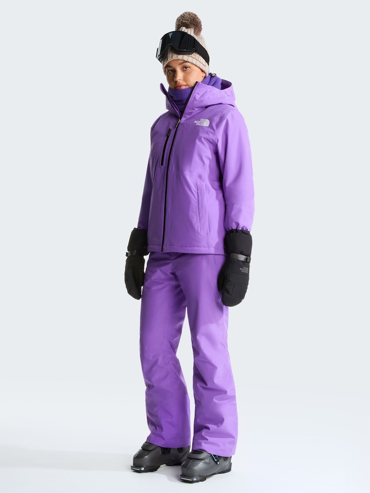 The North Face Purple Descendit Ski Jacket - Image 2 of 6