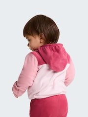 The North Face Red Baby Glacier Full Zip Hooded Fleece - Image 3 of 6
