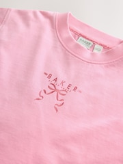 Baker by Ted Baker 2 Piece T-Shirt με Γραφικό Φιόγκο και Σορτς με Όξινο Πλύσιμο Σετ - Εικόνα 15 από 16