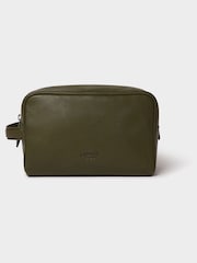 Osprey London Brown The Arlington Leather Washbag - Image 1 of 4