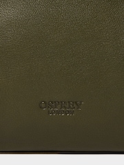 Osprey London Brown The Arlington Leather Washbag - Image 4 of 4