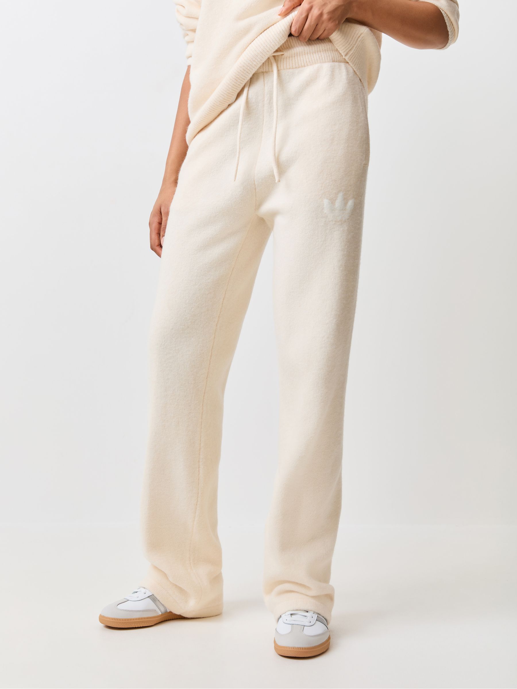 leday ounce noa wide knit 【cream】 Buy adidas Originals Cream Knitted Wide Leg Joggers from Next USA