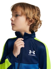 Chándal Under Armour Rival Knit Bloques de colores con cremallera completa - Imagen 6 de 13