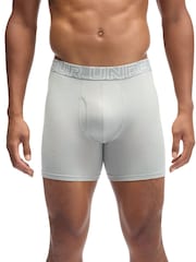Under Armour Red Performance Cotton Solid 6" Boxers 3 Pack - Image 3 of 5