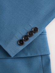 Bright Blue N. Premium Slim Fit Motionflex Wool Blend Suit Jacket - Image 11 of 12