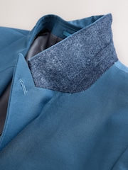 Bright Blue N. Premium Slim Fit Motionflex Wool Blend Suit Jacket - Image 9 of 12