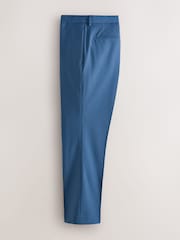 Bright Blue N. Premium Slim Fit Motionflex Wool Blend Suit Trousers - Image 7 of 10
