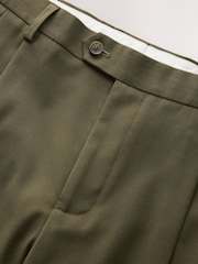 Green Tailored Fit Twill Suit Trousers - Image 3 of 5