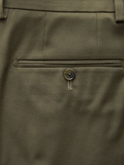 绿色 - Tailored Fit Twill Suit Trousers - 图片8 / 9