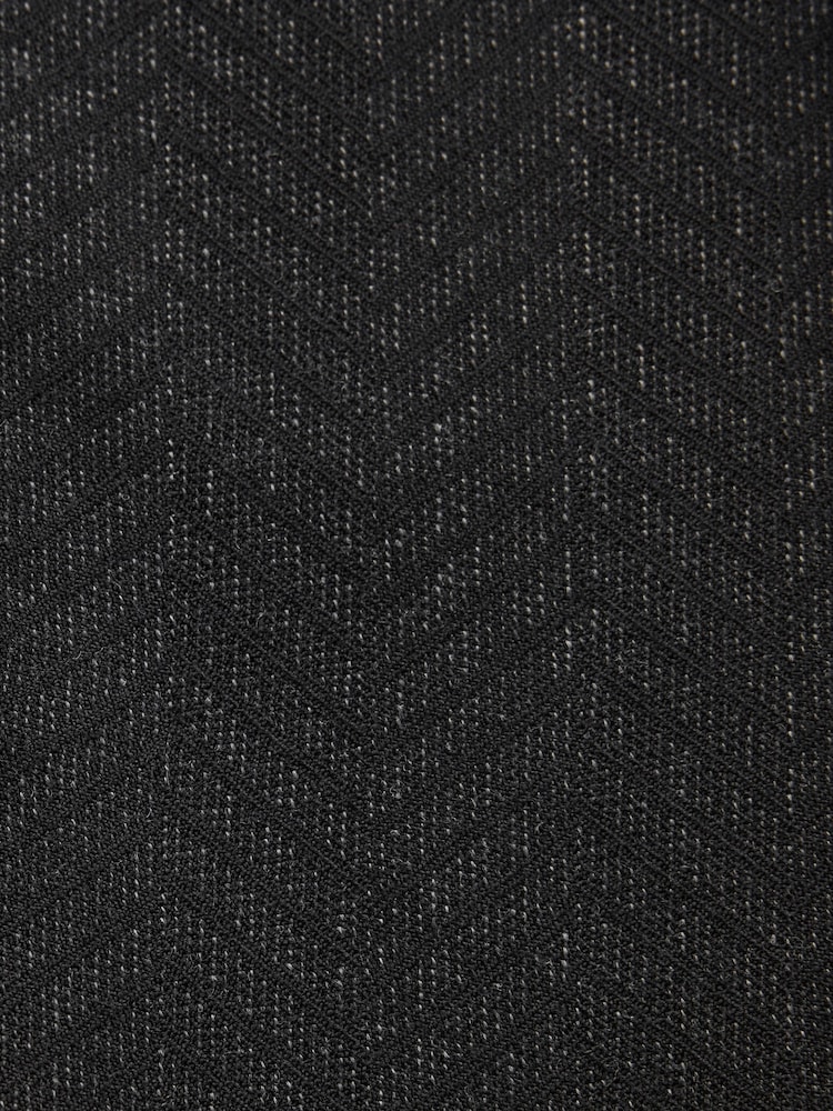 Black Signature Tailored Fit Marzotto Italian Wool Double Breasted Patterned Tuxedo Suit Jacket - Image 2 of 6 Black Signature Tailored Fit Marzotto Italian Wool Double Breasted Patterned Tuxedo Suit Jacket - Image 2 of 6