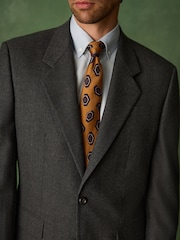 Grey Relaxed Fit Archive Wool Blend Flannel Suit Jacket - Image 5 of 13