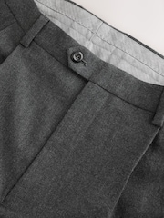 Gris - Relaxed Fit Archive Wool Blend Flannel Suit Trousers - Image 10 de 11