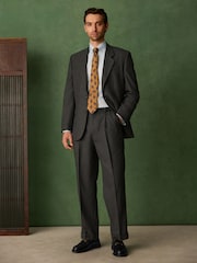 Gris - Relaxed Fit Archive Wool Blend Flannel Suit Trousers - Image 2 de 11