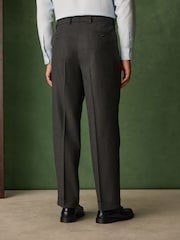 Gris - Relaxed Fit Archive Wool Blend Flannel Suit Trousers - Image 3 de 11