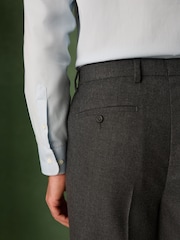 Gris - Relaxed Fit Archive Wool Blend Flannel Suit Trousers - Image 5 de 11