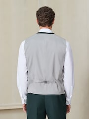 Vert - Tailored Fit Flannel Suit Waistcoat - Image 3 de 6
