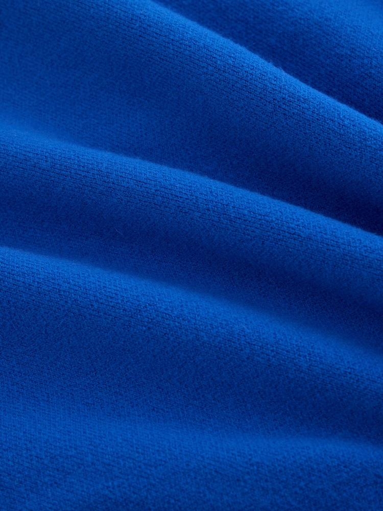 Cobalt Blue Supersoft Funnel Zip Neck Jumper - Image 8 of 8 Cobalt Blue Supersoft Funnel Zip Neck Jumper - Image 8 of 8