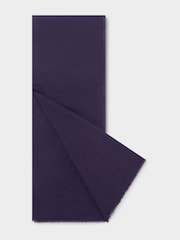 Osprey London Purple The Boxed Cotton Wrap Scarf - Image 4 of 5