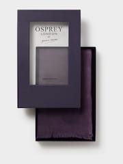 Osprey London Purple The Boxed Cotton Wrap Scarf - Image 1 of 5