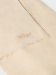 Osprey London Purple The Boxed Cotton Wrap Scarf - Image 3 of 5