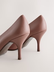 Camel Forever Comfort® Leather Highcut Court Heels - Image 9 of 9