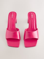 Pink Forever Comfort® Block Heel Mules - Image 5 of 9